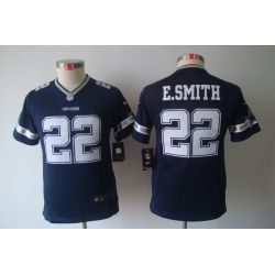 Cheap Emmitt Smith Cowboys Youth Jersey #22 Blue From China Limited