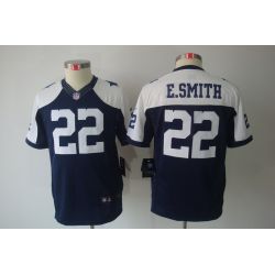 Cheap Emmitt Smith Cowboys Youth Jersey #22 Blue Thanksgiving From China Limited