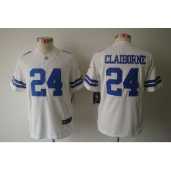 Cheap Morris Claiborne Cowboys Youth Jersey #24 White From China Limited