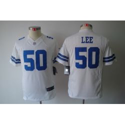 Cheap Sean Lee Cowboys Youth Jersey #50 White From China Limited