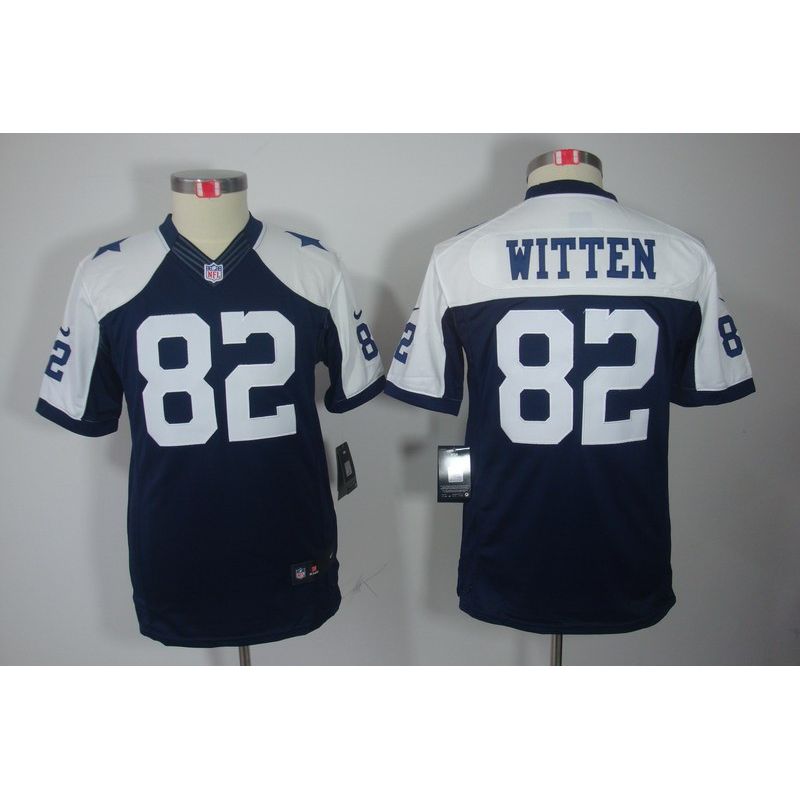 Cheap Jason Witten Cowboys Youth Jersey #82 Blue Thanksgiving From China Limited