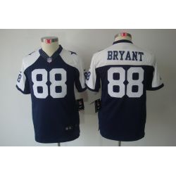 Cheap Dez Bryant Cowboys Youth Jersey #88 Blue Thanksgiving From China Limited