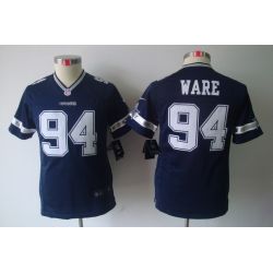 Cheap DeMarcus Ware Cowboys Youth Jersey #94 Blue From China Limited