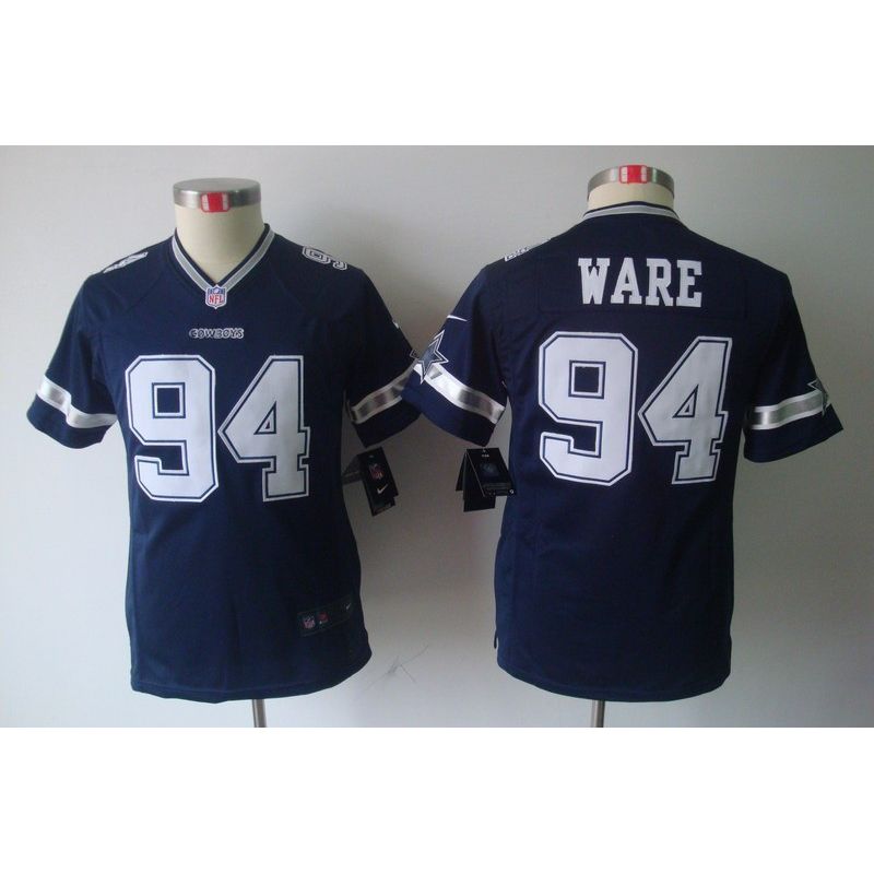 Cheap DeMarcus Ware Cowboys Youth Jersey #94 Blue From China Limited