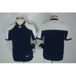 Cheap Cowboys Blank Youth Jersey Blue Thanksgiving From China Limited