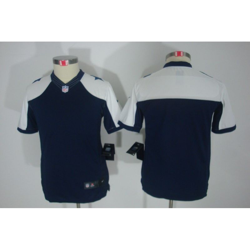 Cheap Cowboys Blank Youth Jersey Blue Thanksgiving From China Limited