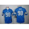 Cheap Ndamukong Suh Lions Youth Jersey #90 Blue From China Limited