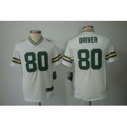 Cheap Donald Driver Packers Youth Jersey #80 White From China Limited