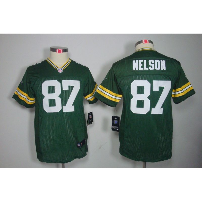 Cheap Jordy Nelson Packers Youth Jersey #87 Green From China Limited