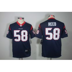 Cheap Brooks Reed Texans Youth Jersey #58 Blue From China Limited