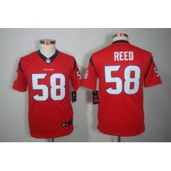 Cheap Brooks Reed Texans Youth Jersey #58 Red From China Limited