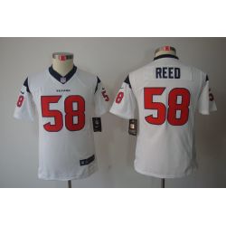 Cheap Brooks Reed Texans Youth Jersey #58 White From China Limited