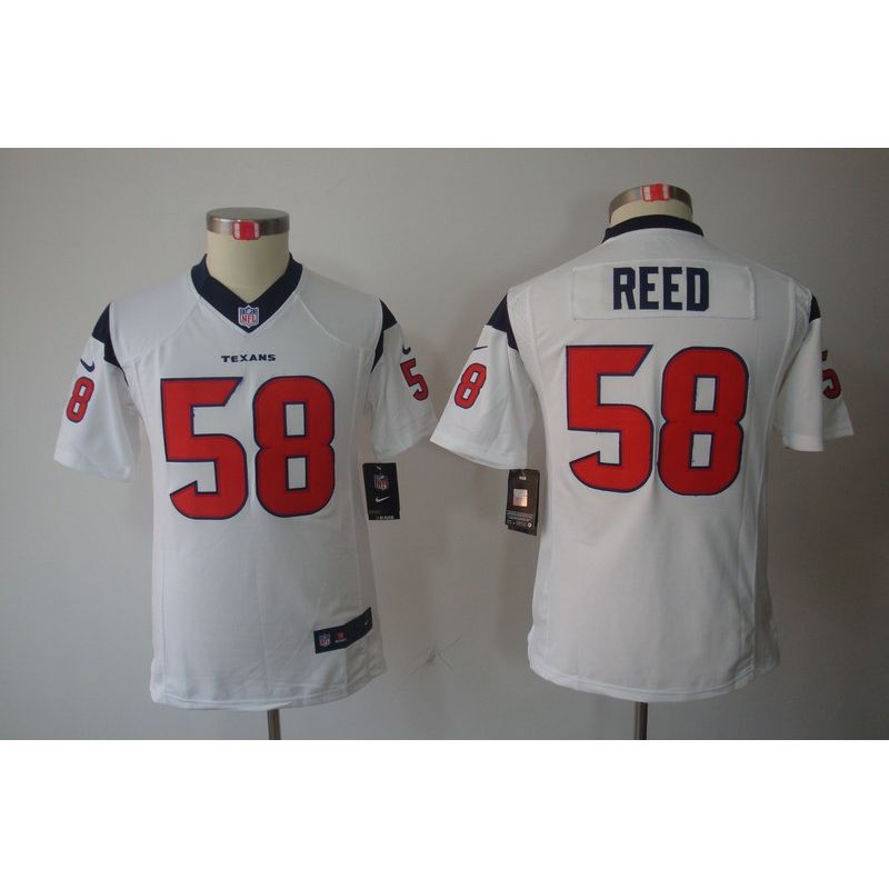 Cheap Brooks Reed Texans Youth Jersey #58 White From China Limited Cheap Brooks Reed Texans Youth Jersey #58 White From China Limited
