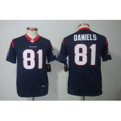 Cheap Owen Daniels Texans Youth Jersey #81 Blue From China Limited
