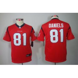Cheap Owen Daniels Texans Youth Jersey #81 Red From China Limited