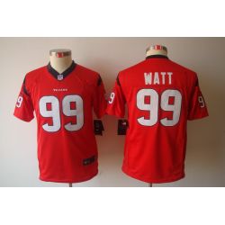 Cheap JJ Watt Texans Youth Jersey #99 Red From China Limited