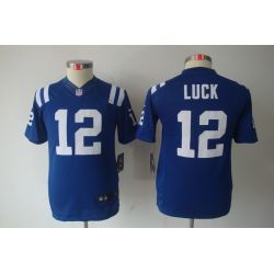 Cheap Andrew Luck Colts Youth Jersey #12 Blue From China Limited