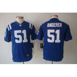 Cheap Pat Angerer Colts Youth Jersey #51 Blue From China Limited