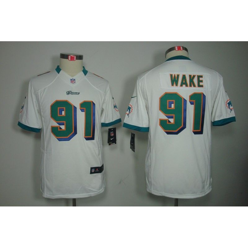 Cheap Cameron Wake Dolphins Youth Jersey #91 White From China Limited Cheap Cameron Wake Dolphins Youth Jersey #91 White From China Limited