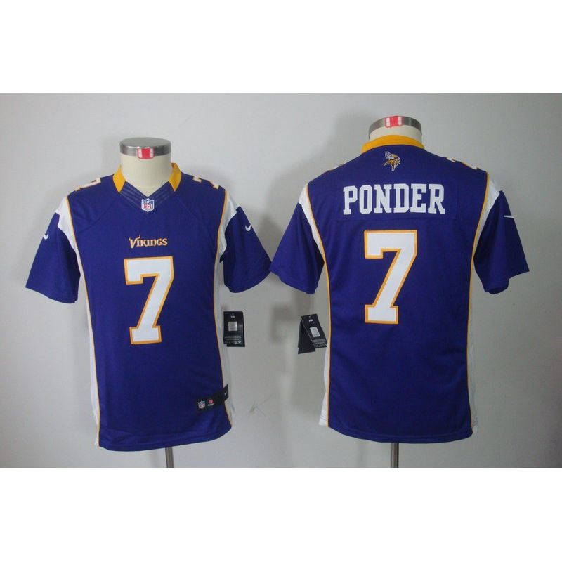 Cheap Christian Ponder Vikings Youth Jersey #7 Purple From China Limited Cheap Christian Ponder Vikings Youth Jersey #7 Purple From China Limited