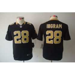 Cheap Mark Ingram Saints Youth Jersey #28 Black From China Limited