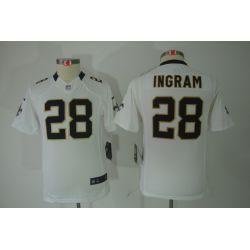 Cheap Mark Ingram Saints Youth Jersey #28 White From China Limited