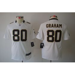 Cheap Jimmy Graham Saints Youth Jersey #80 White From China Limited