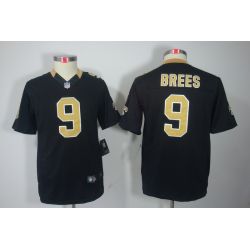 Cheap Drew Brees Saints Youth Jersey #9 Black From China Limited