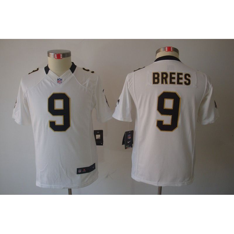 Cheap Drew Brees Saints Youth Jersey #9 White From China Limited Cheap Drew Brees Saints Youth Jersey #9 White From China Limited