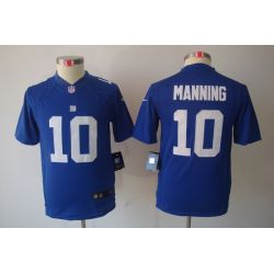 Cheap Eli Manning Giants Youth Jersey #10 Blue From China Limited