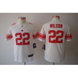 Cheap David Wilson Giants Youth Jersey #22 White From China Limited