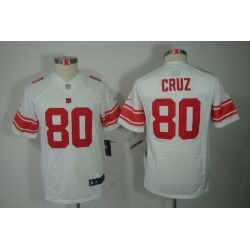 Cheap Victor Cruz Giants Youth Jersey #80 White From China Limited