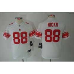 Cheap Hakeem Nicks Giants Youth Jersey #88 White From China Limited