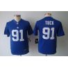 Cheap Justin Tuck Giants Youth Jersey #91 Blue From China Limited