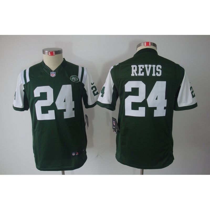 Cheap Darrelle Revis Jets Youth Jersey #24 Green From China Limited