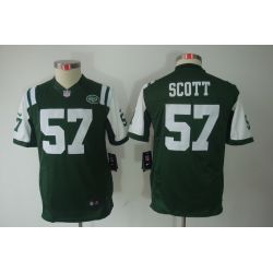 Cheap Bart Scott Jets Youth Jersey #57 Green From China Limited