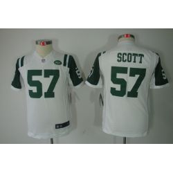 Cheap Bart Scott Jets Youth Jersey #57 White From China Limited