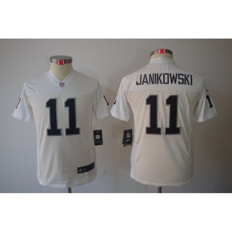 Cheap Sebastian Janikowski Raiders Youth Jersey #11 White From China Limited Cheap Sebastian Janikowski Raiders Youth Jersey #11 White From China Limited