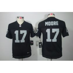 Cheap Denarius Moore Raiders Youth Jersey #17 Black From China Limited