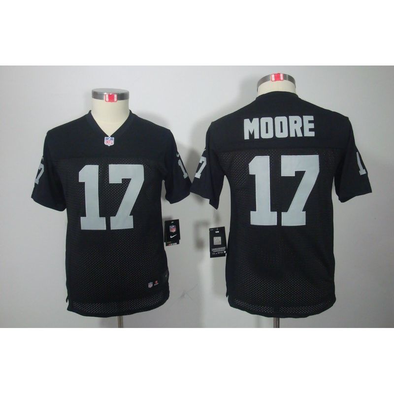 Cheap Denarius Moore Raiders Youth Jersey #17 Black From China Limited Cheap Denarius Moore Raiders Youth Jersey #17 Black From China Limited
