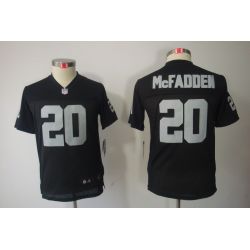 Cheap Darren McFadden Raiders Youth Jersey #20 Black From China Limited