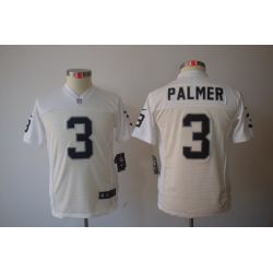 Cheap Carson Palmer Raiders Youth Jersey #3 White From China Limited