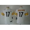 Cheap Mike Wallace Steelers Youth Jersey #17 White From China Limited