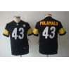 Cheap Troy Polamalu Steelers Youth Jersey #43 Black From China Limited