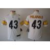 Cheap Troy Polamalu Steelers Youth Jersey #43 White From China Limited