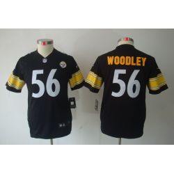 Cheap LaMarr Woodley Steelers Youth Jersey #56 Black From China Limited