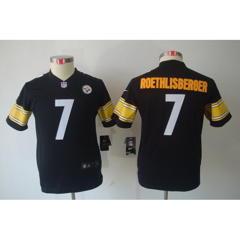 Cheap Ben Roethlisberger Steelers Youth Jersey #7 Black From China Limited Cheap Ben Roethlisberger Steelers Youth Jersey #7 Black From China Limited