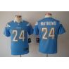 Cheap Ryan Mathews Chargers Youth Jersey #24 Light Blue From China Limited