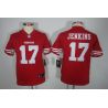Cheap AJ Jenkins 49ers Youth Jersey #17 Red From China Limited