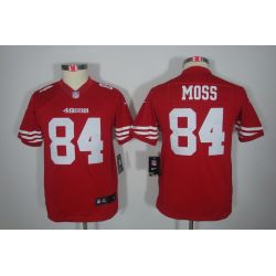 Cheap Randy Moss 49ers Youth Jersey #84 Red From China Limited